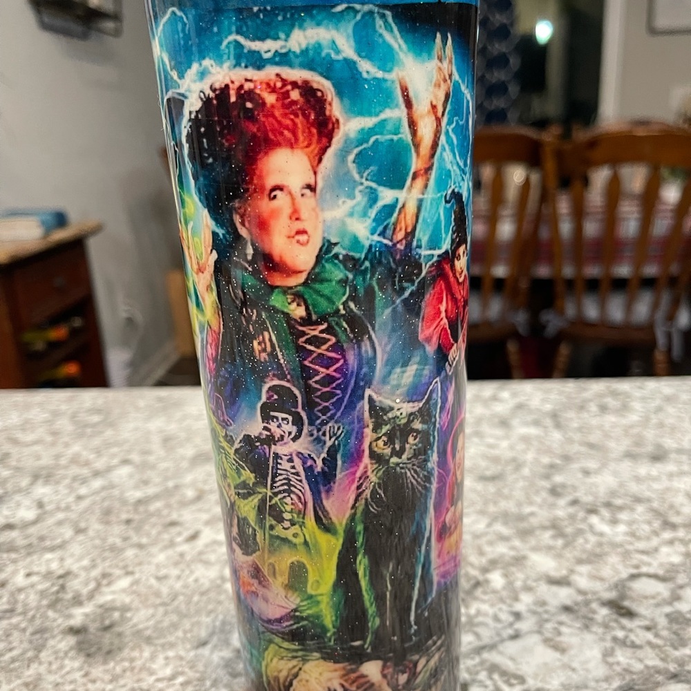 30 oz custom hocus Pocus tumbler